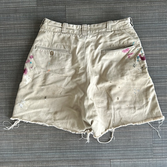 Gallery dept. Painted khaki shorts - Picture 3 of 4